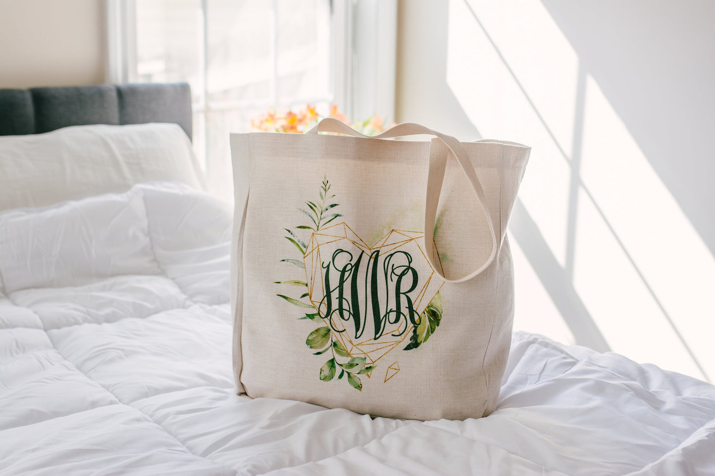 Personalized Tote Bag - Teacher Tote - Honeymoon Bag - Custom Tote