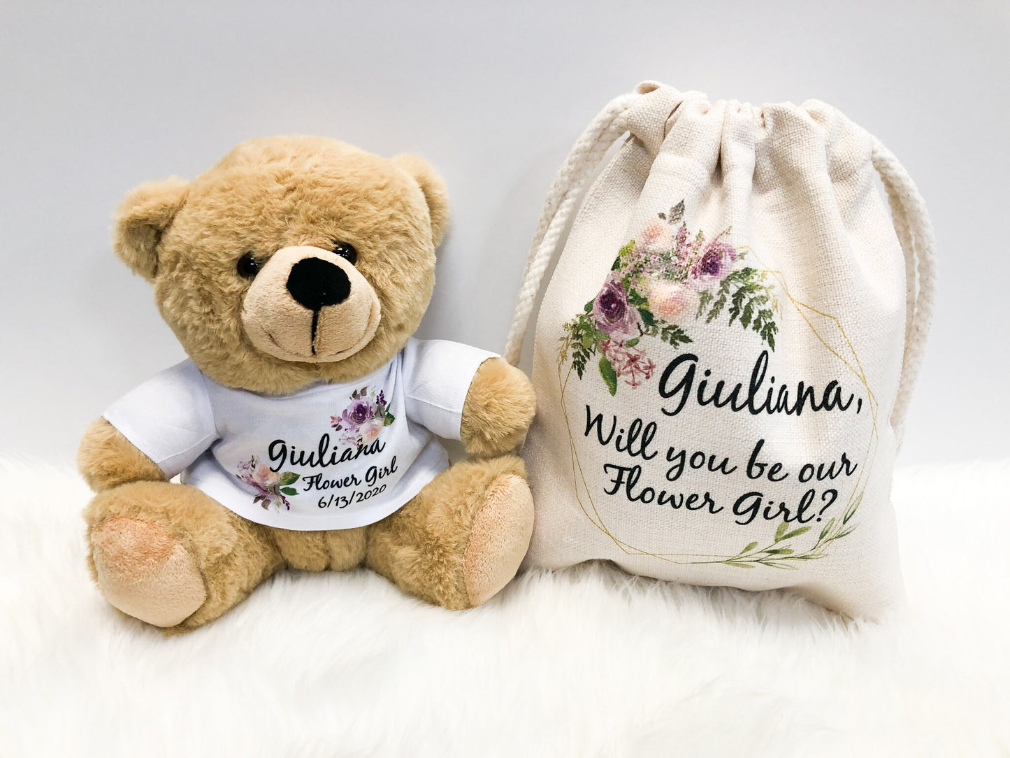 Custom Teddy Bear Tshirt - Personalized Teddy Bear - Father's Day Gift