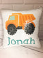 Personalized Boy Reversible Sequin Pillow - Custom Pillow for Boy - Antler Pillow Cover