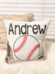 Personalized Baseball  Sequin Pillow Cover, Custom Boy Sequin Pillow Cover , Construction Reversible Sequin Pillow, Birthday Pillow Cover