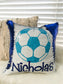 Personalized Boy Reversible Sequin Pillow - Custom Pillow for Boy - Antler Pillow Cover