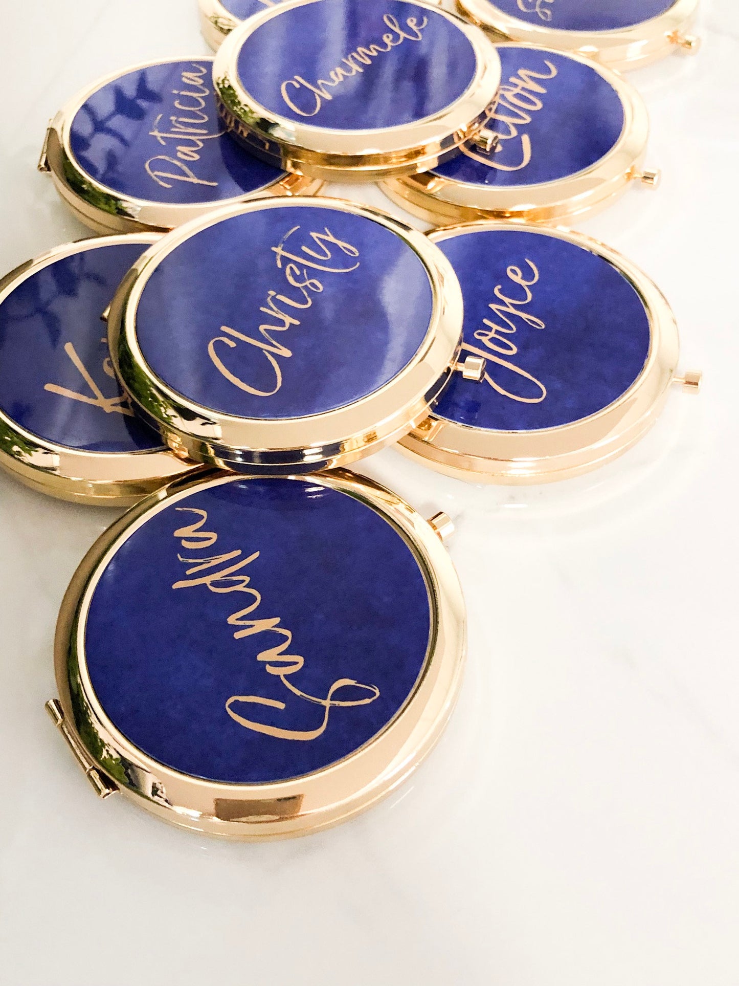 Personalized Bachlorette Party Gifts - Personalized Compact Mirror - Bridal Party Gifts