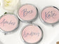 Personalized Bachlorette Party Gifts - Personalized Compact Mirror - Bridal Party Gifts