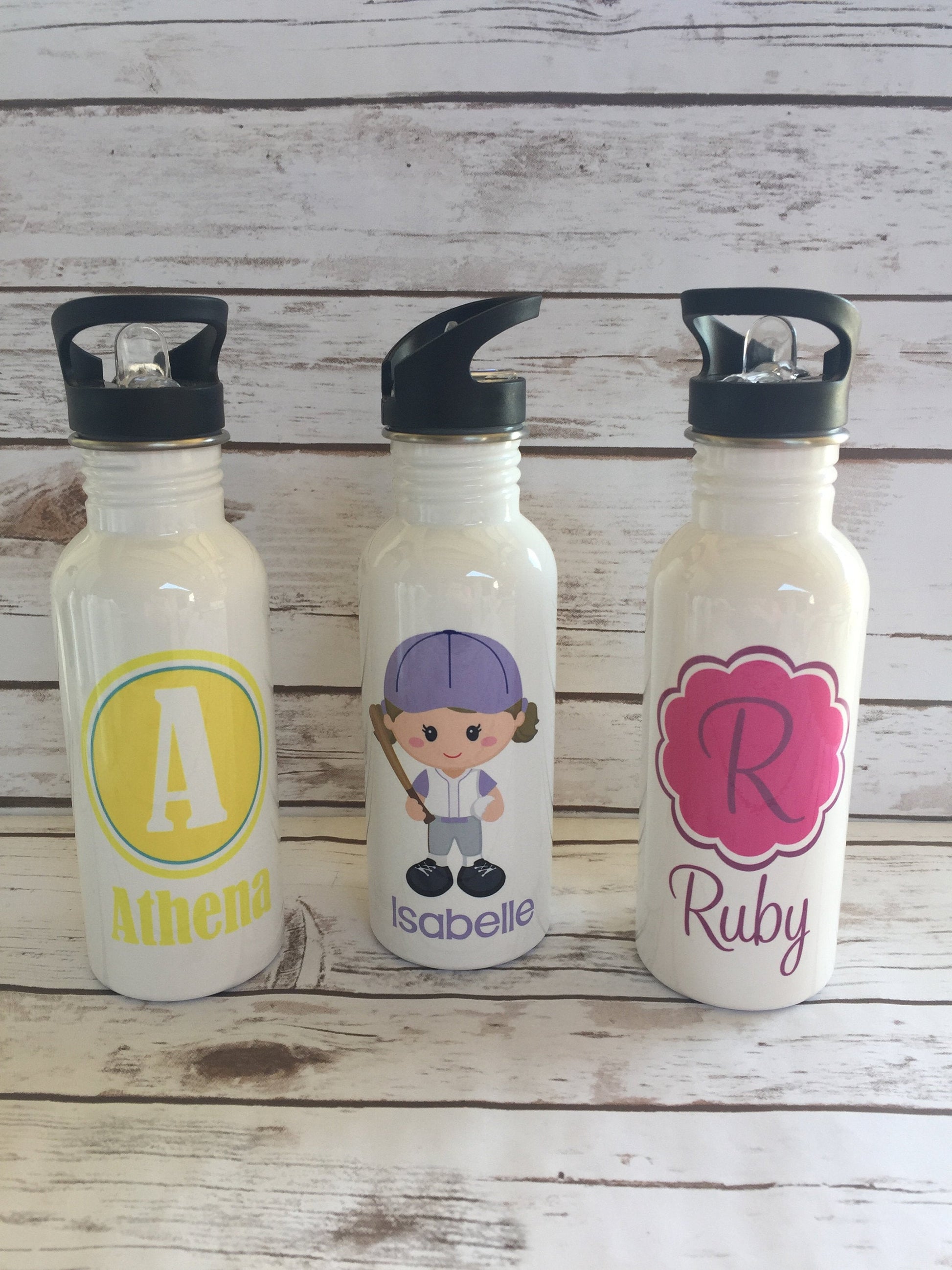 Personalized School Waterbottle - Custom Water Bottle - Sports Waterbottle - Personalized Christmas Gift - Back to School Waterbottle