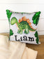 Sequin Pillow Personalized, Dinosaur Gift, Pillow Covers, Christmas Gifts for Kids,