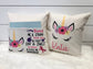 Book Pillow, Unicorn Gift, Personalized Pocket Reading Pillow,