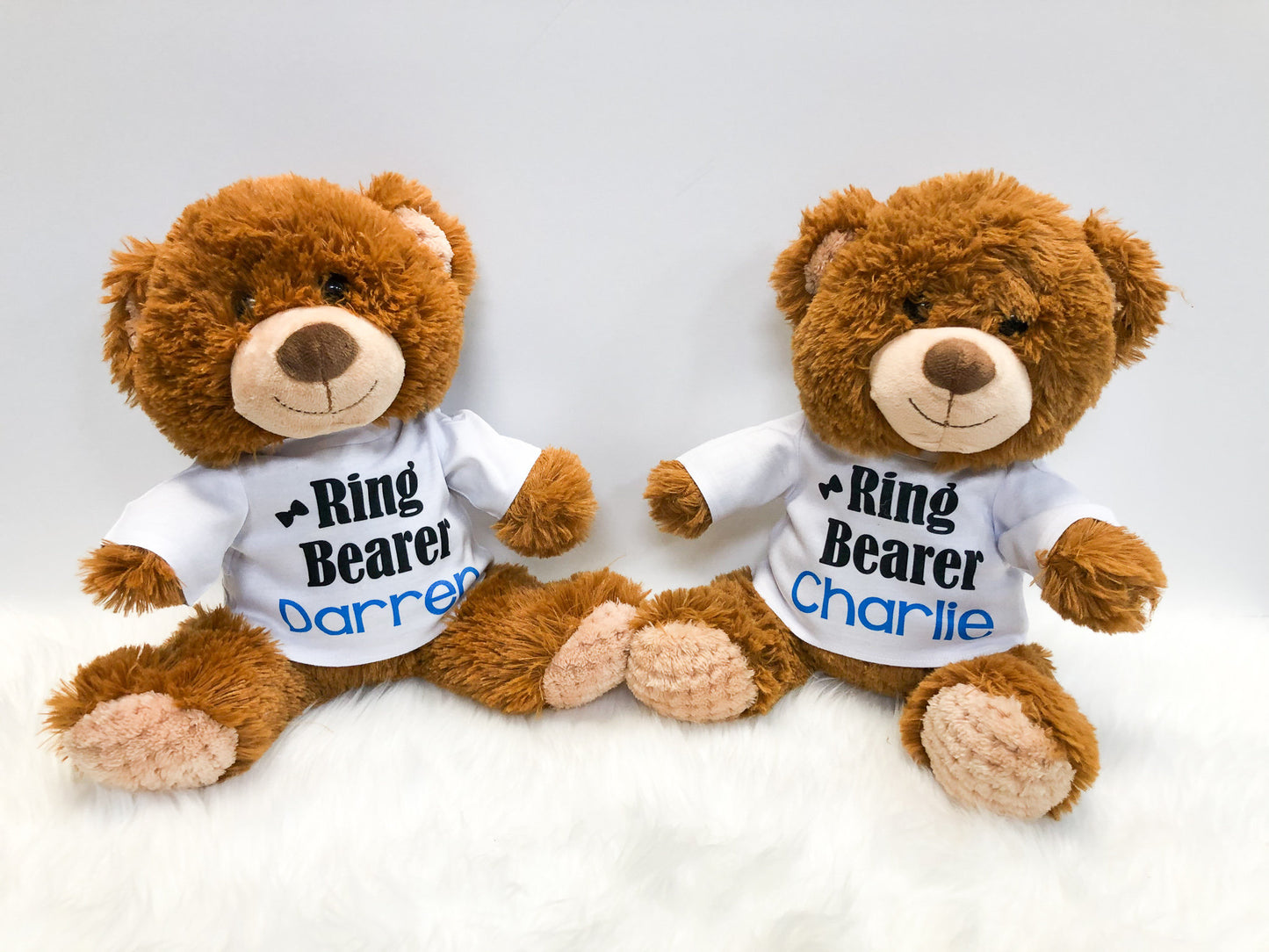 Ring Bearer Gift, Personalized Teddy Bear, Ring Bearer Proposal