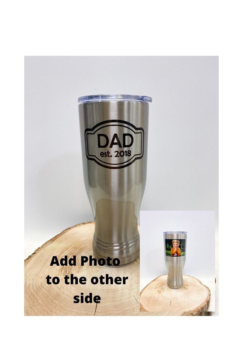 Custom Photo Fathers Day Gift - Gift to Dad from Daughter - Gift to Dad from Son - Personalized Fathers Day Tumbler