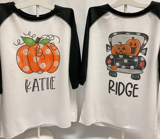 Fall Shirt for Toddler Girl, Pumpkin Patch Shirt for Boy, Fall Truck Shirt