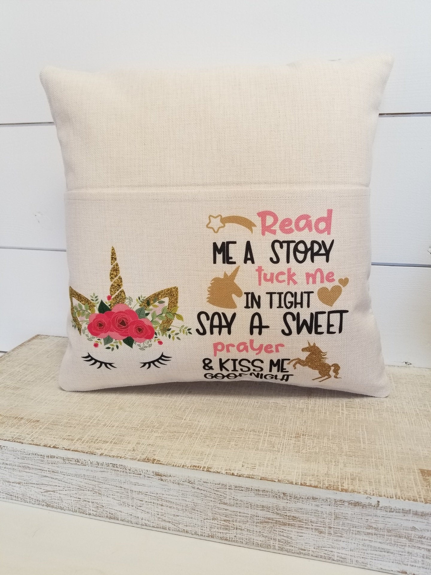 Personalized Pillow, Christmas Gift for Girl, Llama Gift, Gift for Granddaughter